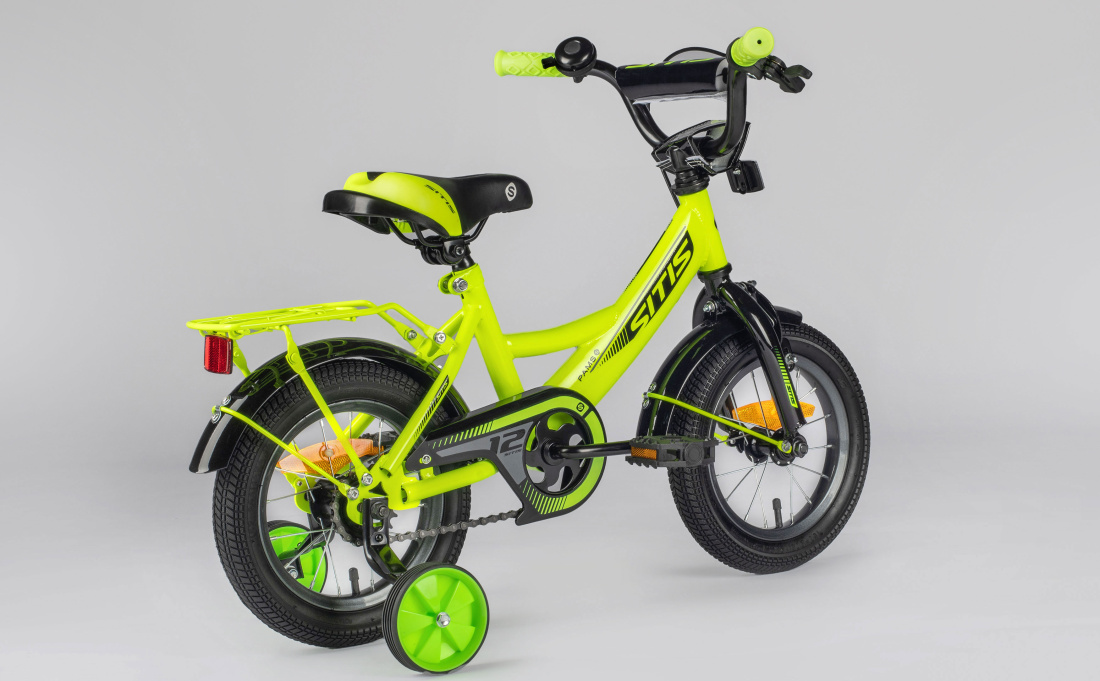 Велосипед SITIS PAMS 12" (2024) желто-черный
