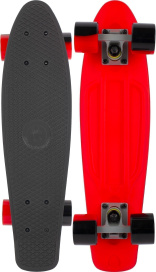 Скейтборд FISH 22" TWOCOLORS черно-красный