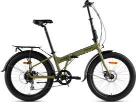 Велосипед HORH NEMO 8SP MD FAT 24" (2024) Dark Green