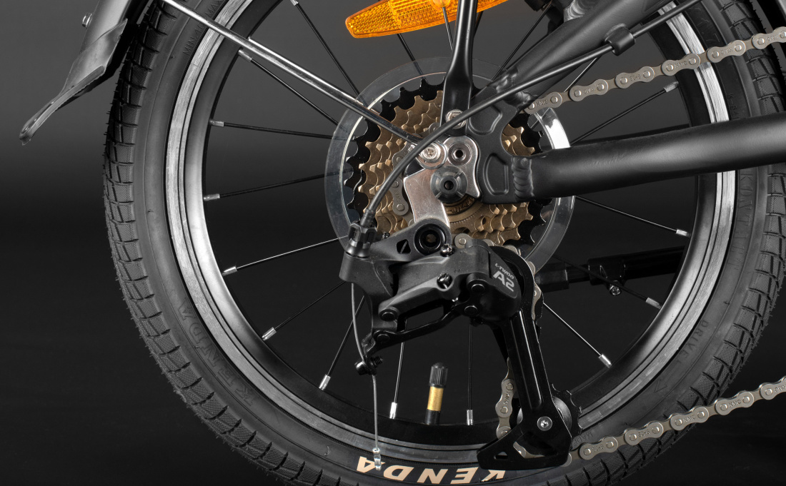 Велосипед HORH NEMO 7SP VB 16" (2025) Black-Grey