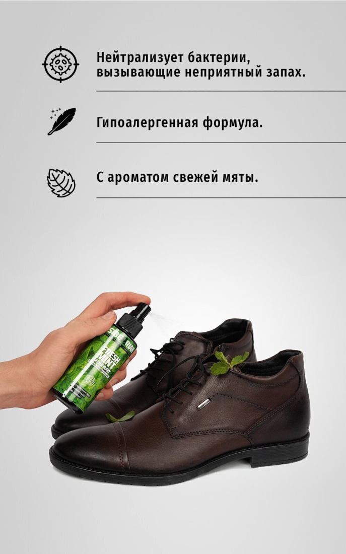 Дезодорант для обуви SIBEARIAN FRESH MINT