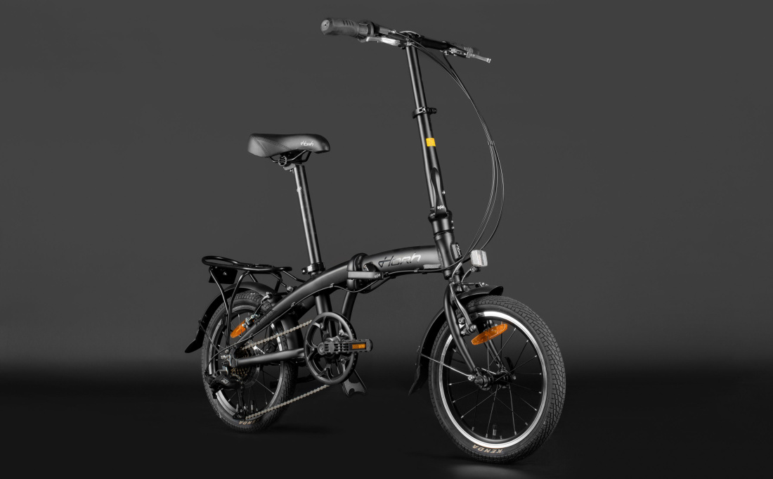 Велосипед HORH NEMO 7SP VB 16" (2025) Black-Grey