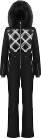 Комбинезон женский POIVRE BLANC W24-0831-WO с иск.мехом (24/25) Cross Black