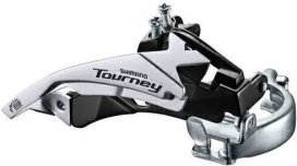 Переключатель передний Shimano Tourney TY500 универс. тяга, хомут 31,8, для 42T