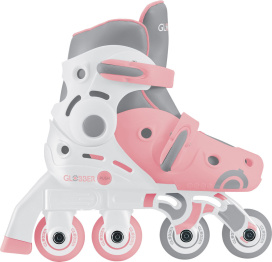 Ролики GLOBBER Learning Inline Skates 2in1 (2025) пастельно-розовый