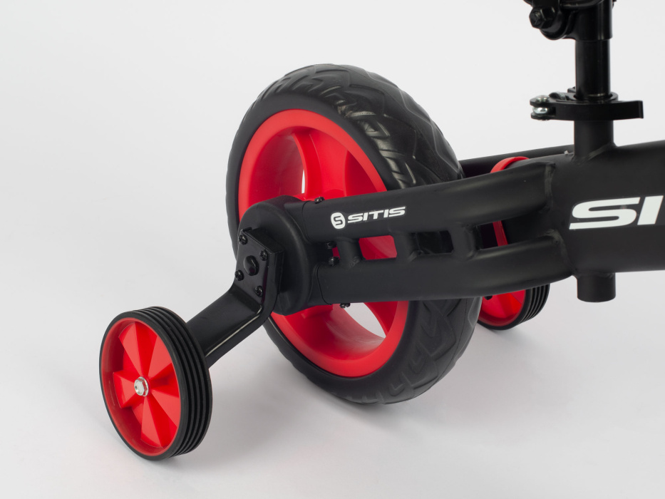Беговел-велосипед детский 2 в 1 SITIS RUNNER Red