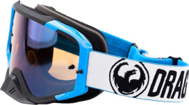Маска DRAGON MXV MAX FACTORY (2022) Lumalens Flash Blue + Clear