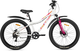 Велосипед SITIS LUNA 7SP HD 26" (2025) White-Сrimson-Orange