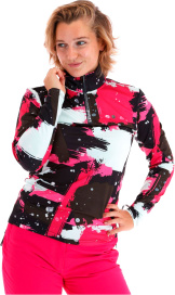 Толстовка женская REHALL KIMI-R (21/22) Camo Abstract Brite Pink