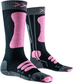 Носки X-BIONIC SKI JR 4.0 (24/25) Anthracite Melange-Magnolia