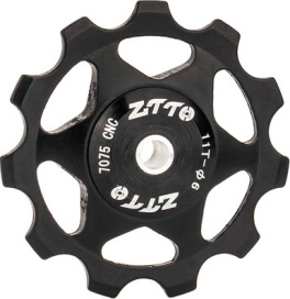 Ролик заднего переключателя ZTTO керам. подшипник 11T Black