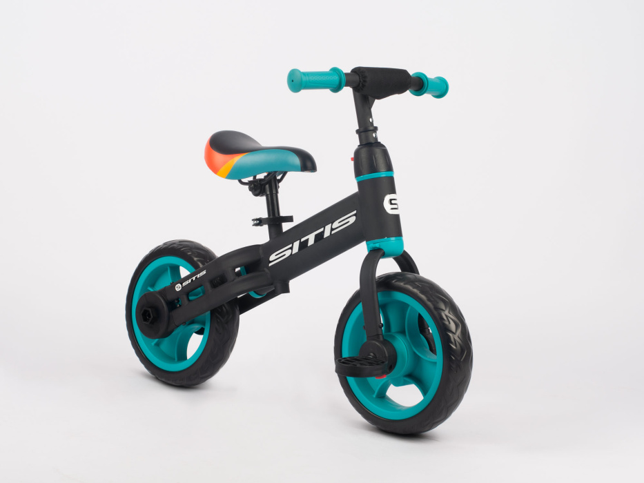 Беговел-велосипед детский 2 в 1 SITIS RUNNER Blue