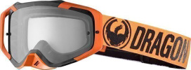 Маска DRAGON MXV MAX BREAK ORANGE (2022) Lumalens Silver Ion + Clear