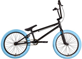 Велосипед Stark Madness BMX 4 (2025) серо-фиолетовый/черный/синий