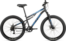 Велосипед SITIS ICON 7SP 27,5" (2025) Black-Blue-White