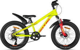 Велосипед SITIS FLASH 7SP 20" (2025) Yellow-Neon-Orange