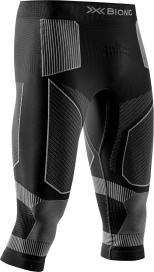 Брюки мужские X-BIONIC ENERGY ACCUMULATOR LIGHT PANTS 3/4 (24/25) Black-Light Grey