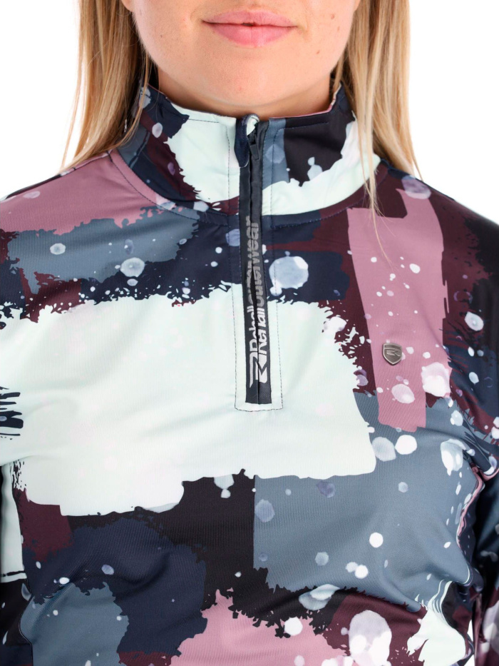 Толстовка женская REHALL KIMI-R (21/22) Camo Abstract Lavender