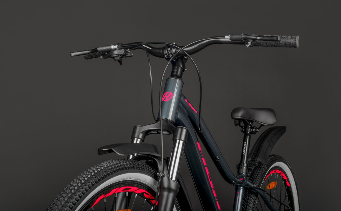 Велосипед HORH LIMA 26" (2025) Black-Pink